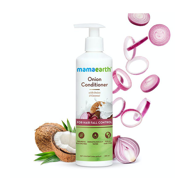 Mamaearth Onion Hair Conditioner- 250ml - The Ayur Store - Ayurvedic And  Herbal Store