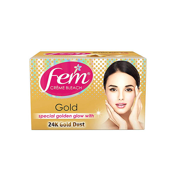 Fem Gold Creme Bleach With Real Gold
