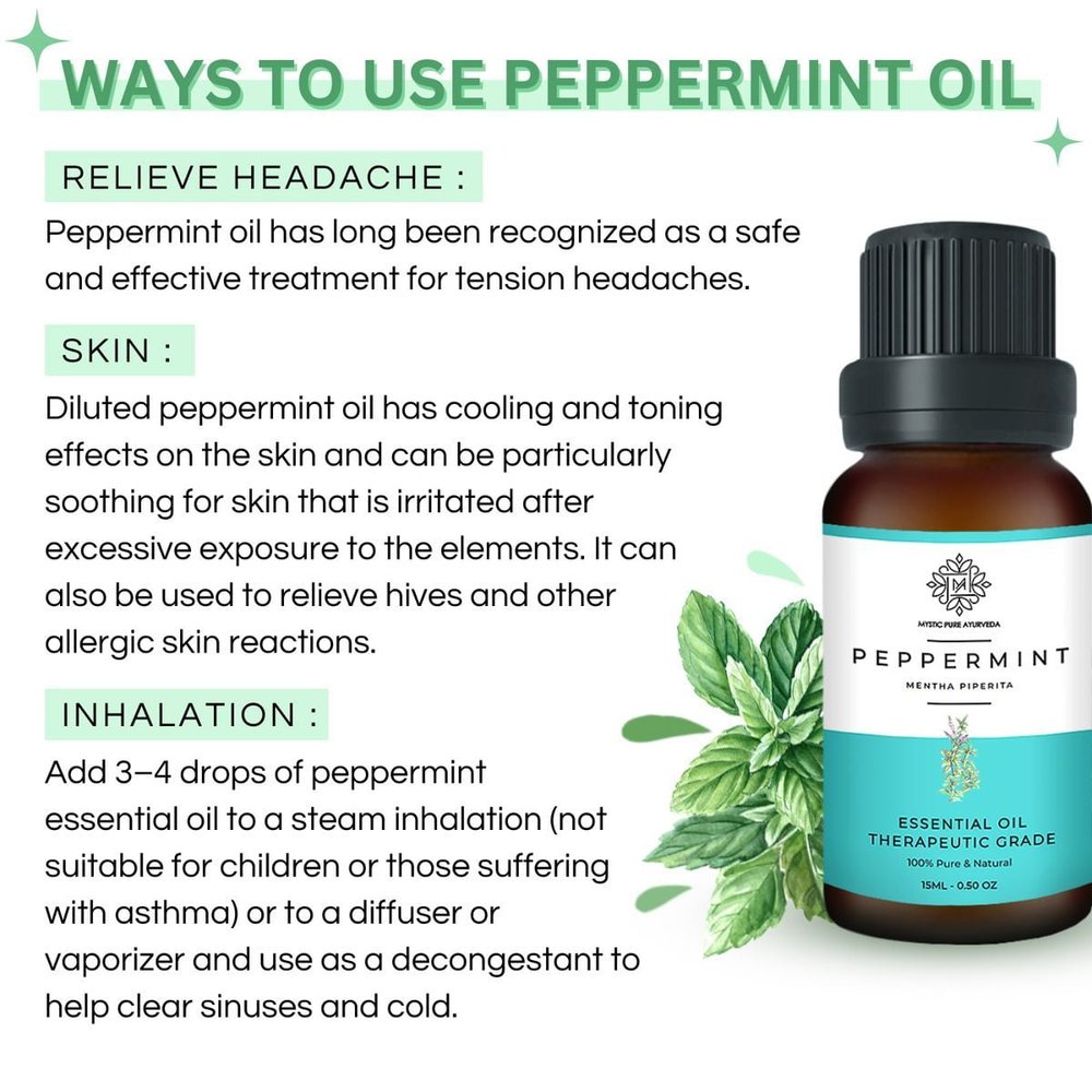 100% Pure Peppermint Essential Oil - Therapeutic Grade Aromatherapy Oil 3 100% Pure Peppermint Essential Oil - Therapeutic Grade Aromatherapy Oil - Image 2