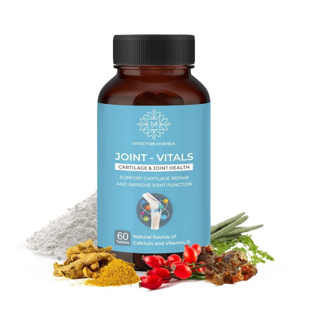 Mystic Pure Ayurvedic Joint Vital Tablets (60 Tabs) 2 ayurvedic JOINT VITALS tablet for joint support