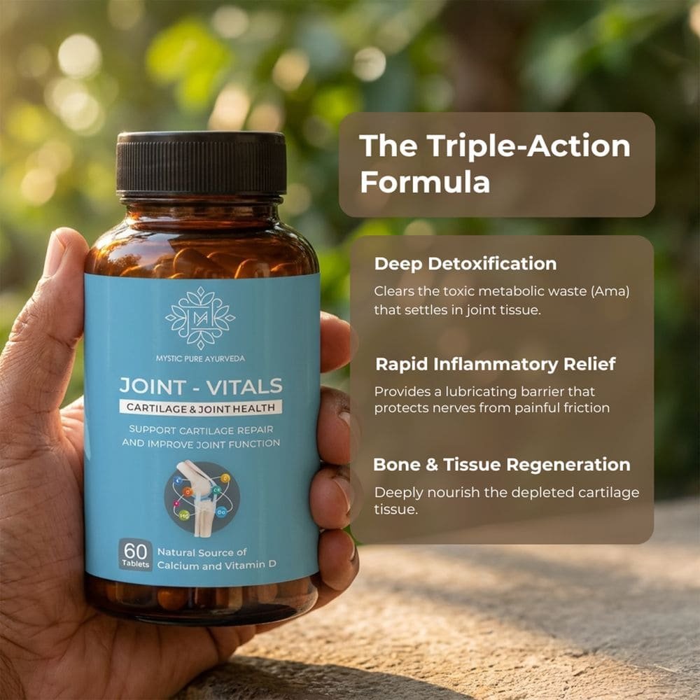 Mystic Pure Ayurvedic Joint Vital Tablets (60 Tabs) 3 cartilage degeneration remedy
