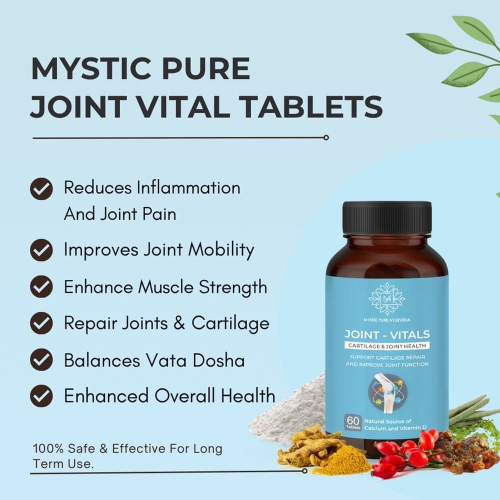 Mystic Pure Ayurvedic Joint Vital Tablets (60 Tabs) 6 Mystic Pure joint vital tablet