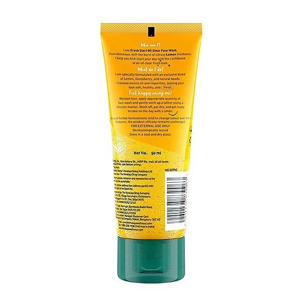 Himalaya Fresh Start Oil Clear Lemon Face Wash - Image 2