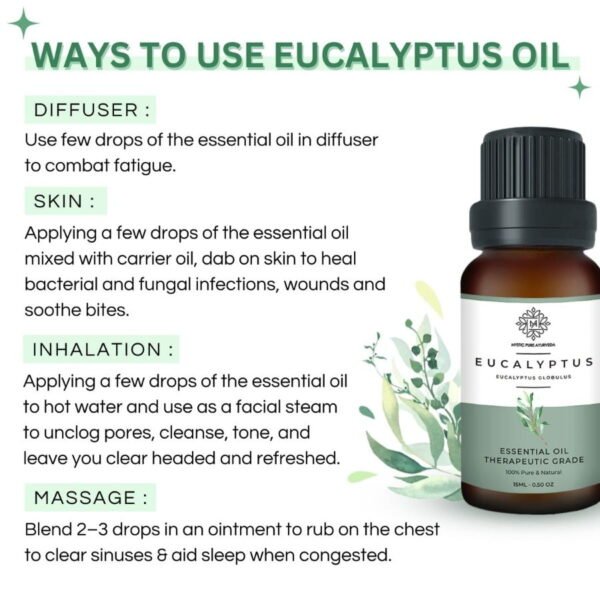 100% Pure Eucalyptus Essential Oil - Therapeutic Grade - Image 2