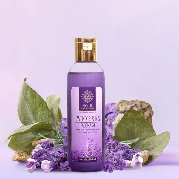 Mystic Lavender Face Wash for Anti- Aging & Skin Nourishment - SLS & Paraben Free -100ML - Image 2