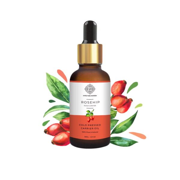 Pure Cold Pressed Rose Hip Oil Natural Skin & Hair Care- 30ml